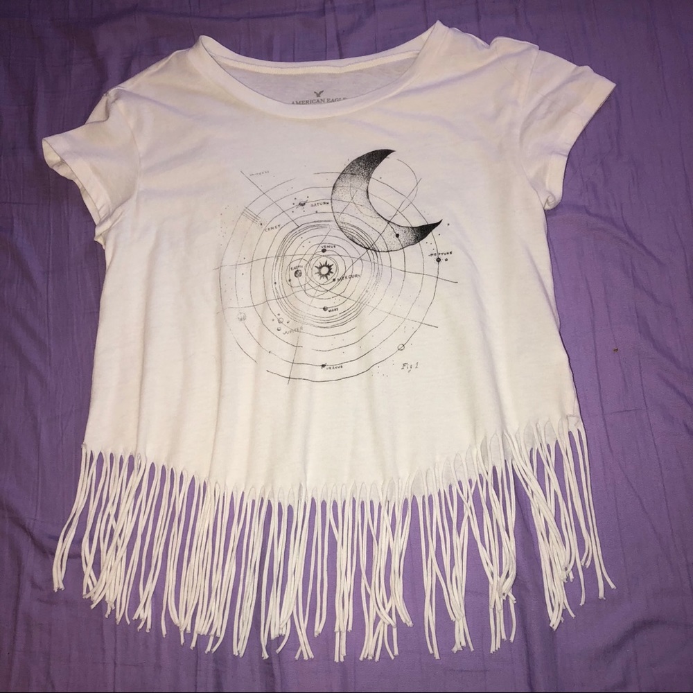 Fringed Solar System Tee